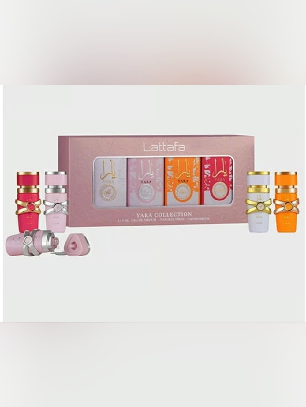 Lattafa Yara MINI Collection Eau De Parfum Splash 4 Piece 0.17 oz / 5 ml Women - Picture 2 of 3